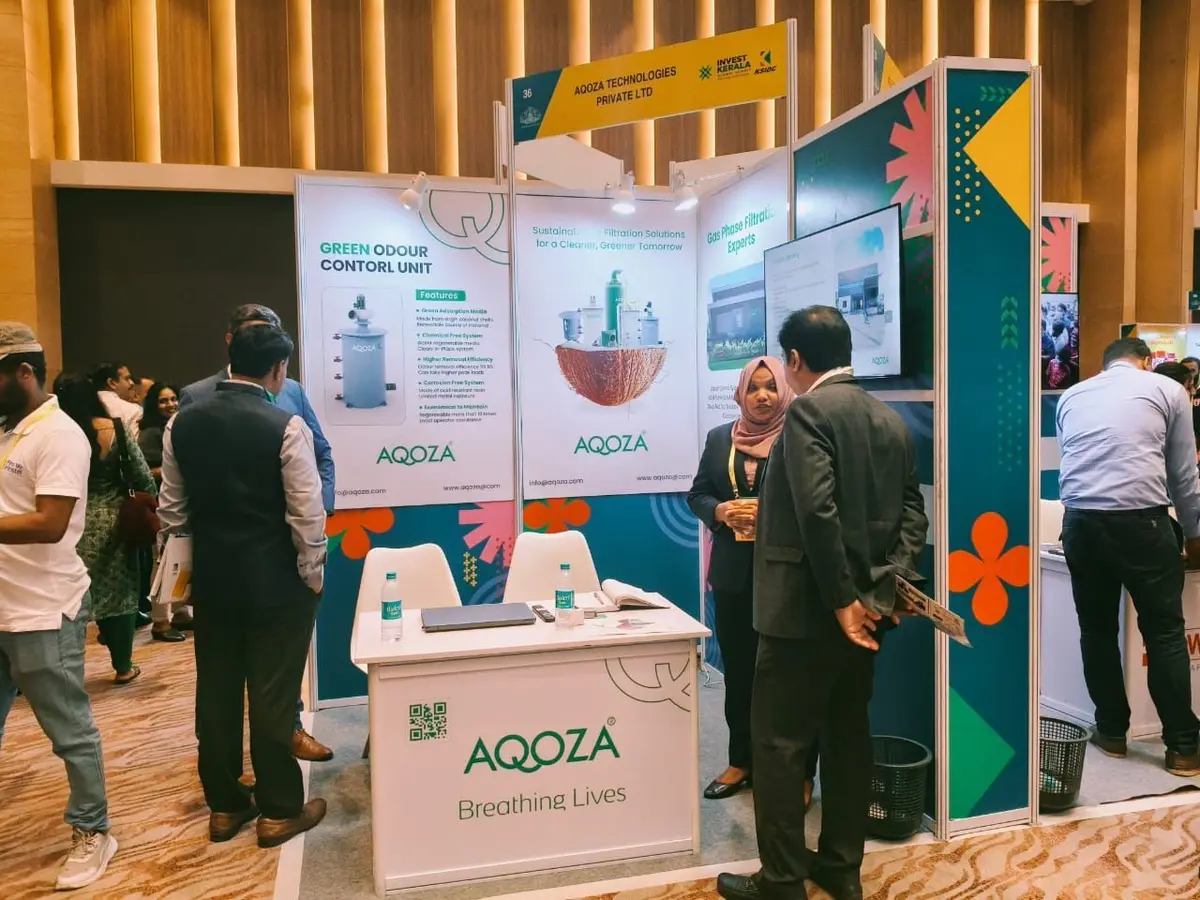 AQOZA at Invest Kerala Global Summit 2025, Grand Hyatt, Bolgatty, Kochi, Kerala